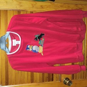 Alfred Dunner ugly dog fleece Christmas sweater size. Small